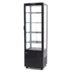 maxima-refrigerated-display-case-235l-black-front
